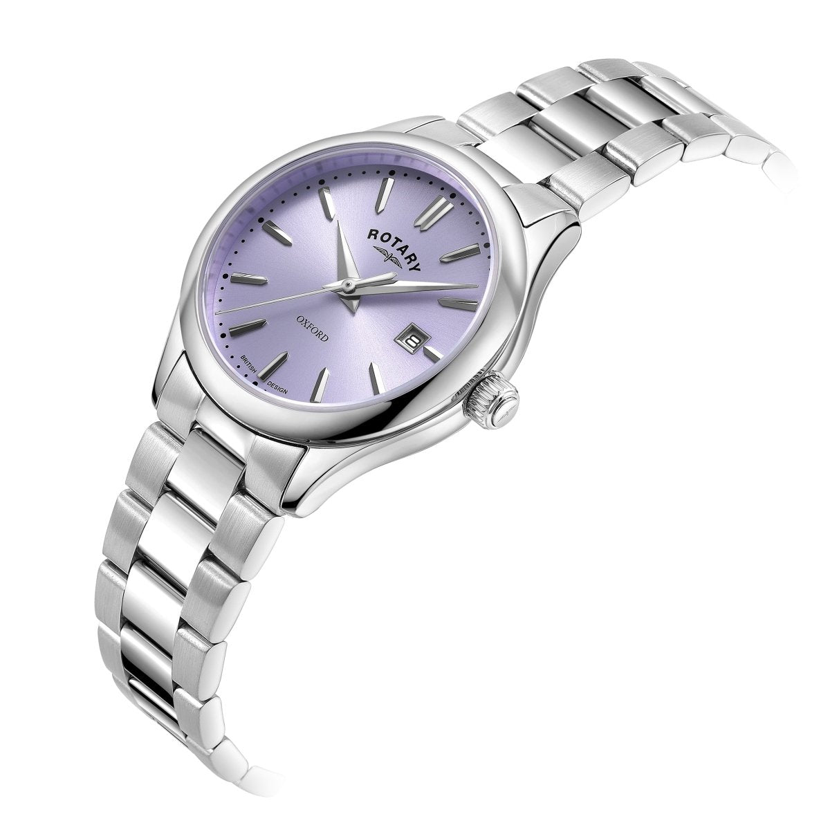 Rotary Contemporary Sunray Dial and Steel Bracelet 32mm Women's Watch | LB05092/75 | TIME Watches