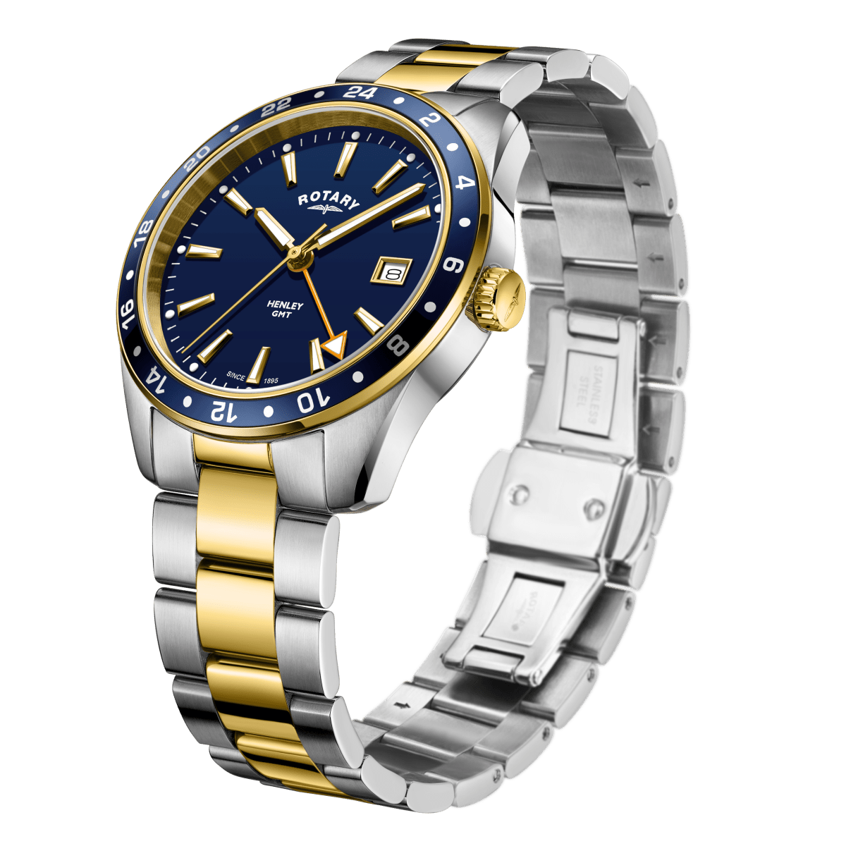 Rotary Henley Blue Dial and Blue Steel Bracelet 40mm Men's Watch | GB05296/05 | TIME Watches