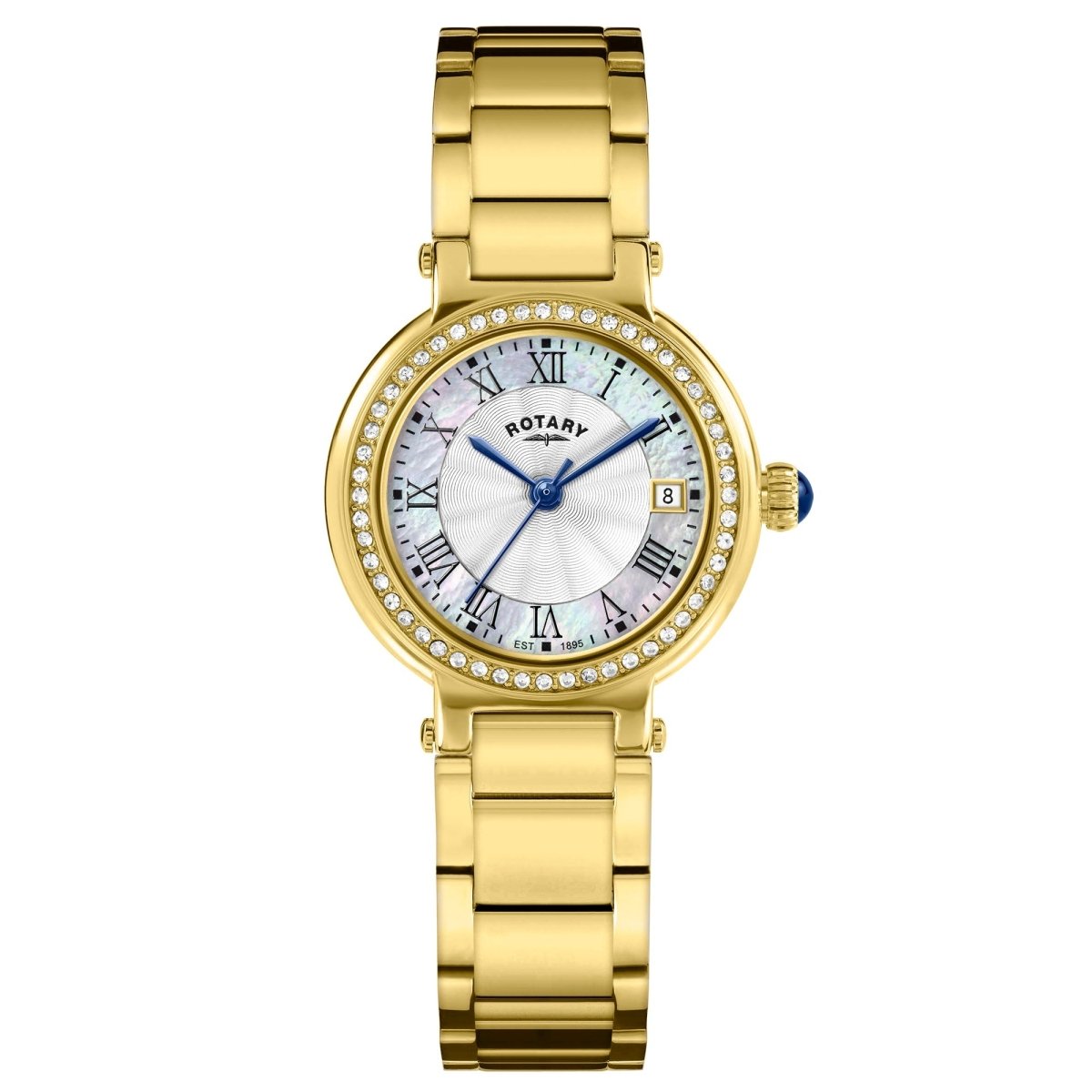 Rotary Heritage Ladies and Gold Steel Bracelet 28mm Women's Watch | RLB10008/07 | TIME Watches