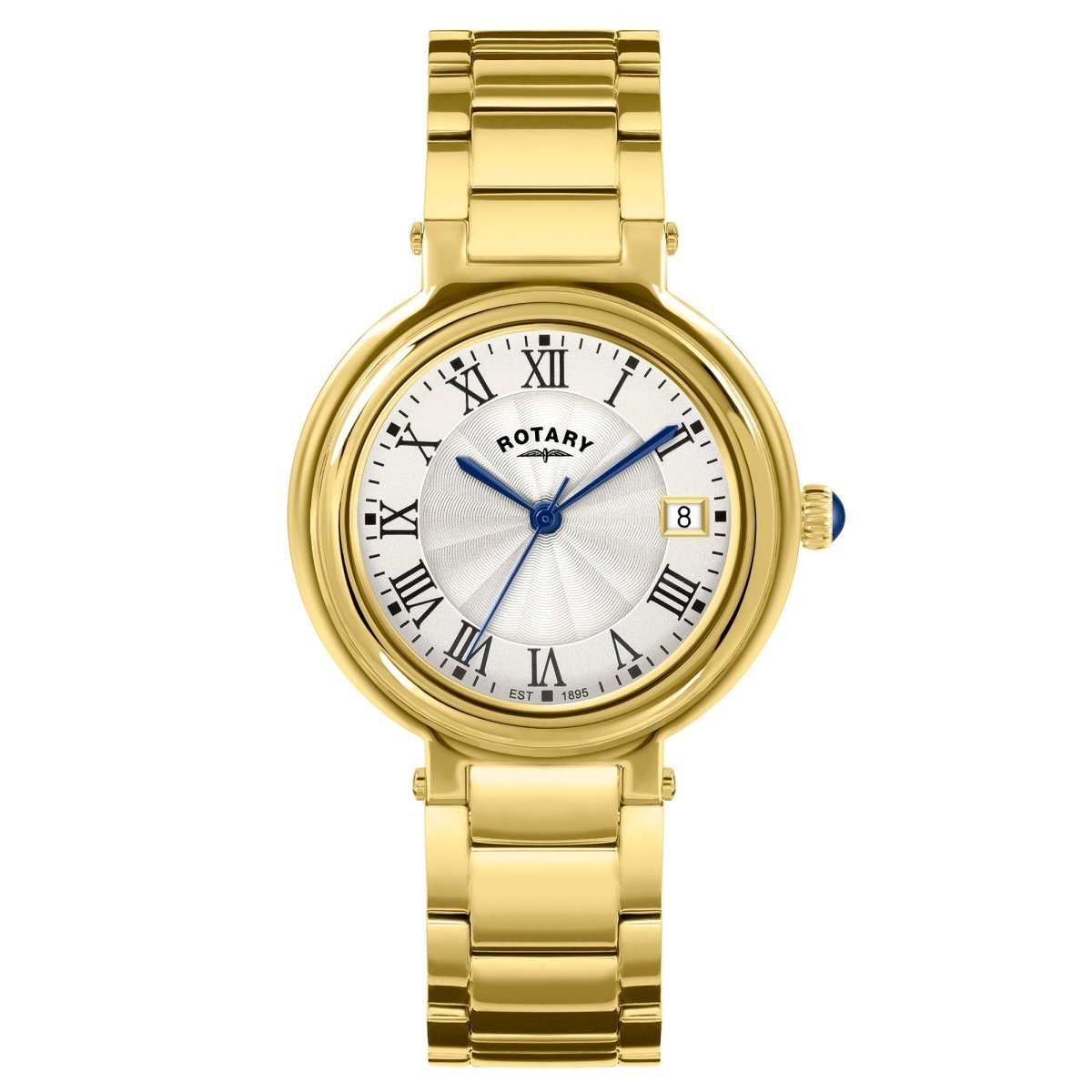 Rotary Heritage Ladies and Gold Steel Bracelet 34mm Women's Watch | RLB10010/70 | TIME Watches