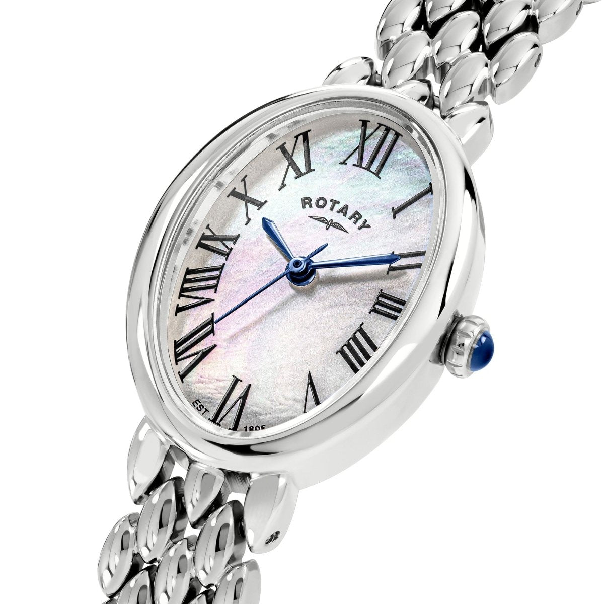 Rotary Heritage Ladies and Steel Bracelet 23mm Women's Watch | RLB10023/07 | TIME Watches