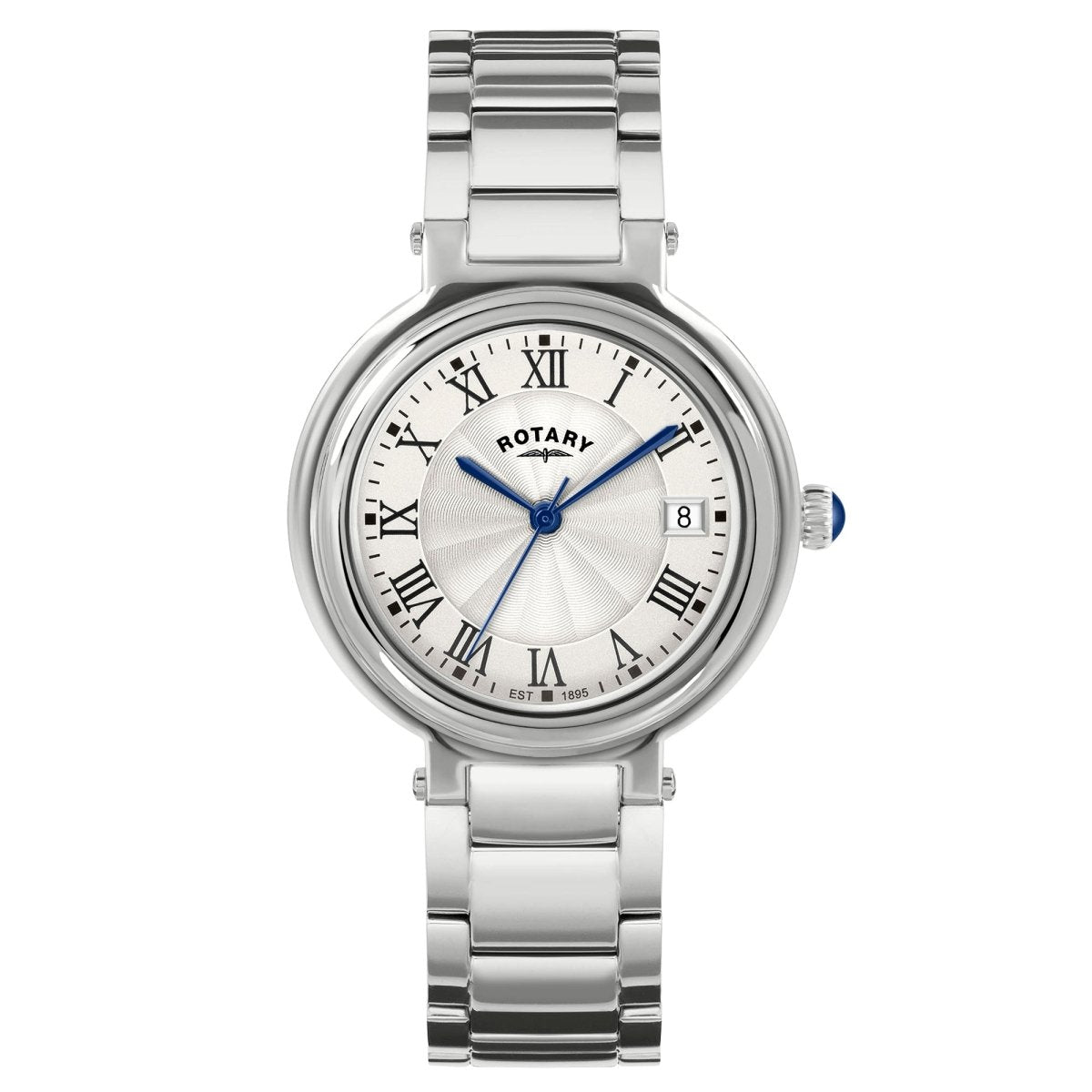 Rotary Heritage Ladies and Steel Bracelet 34mm Women's Watch | RLB10009/70 | TIME Watches