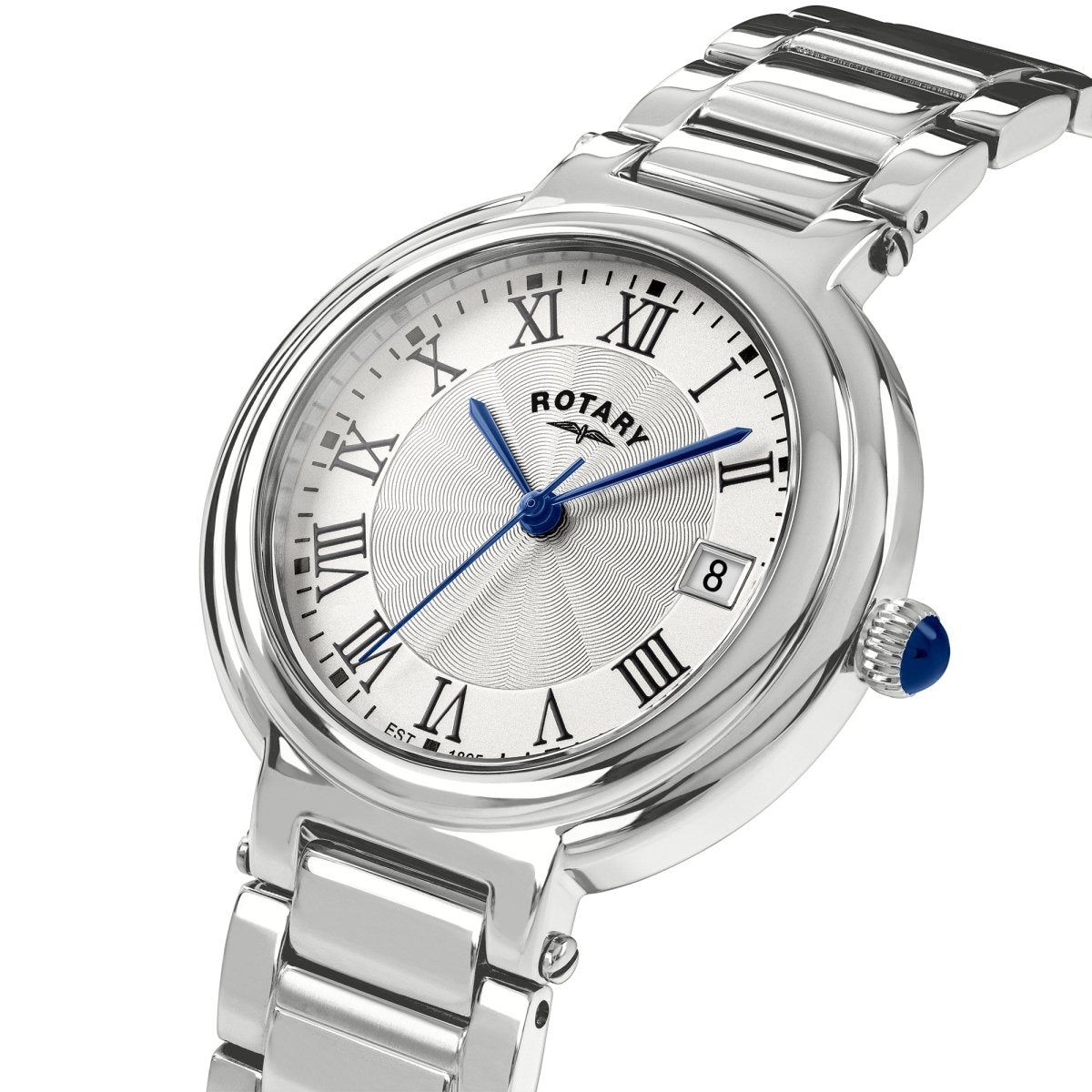 Rotary Heritage Ladies and Steel Bracelet 34mm Women's Watch | RLB10009/70 | TIME Watches