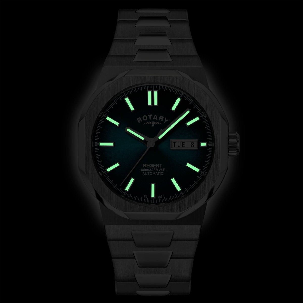 Rotary Regent Blue Dial and Steel Bracelet 40mm Men's Watch | GB05490/73 | TIME Watches