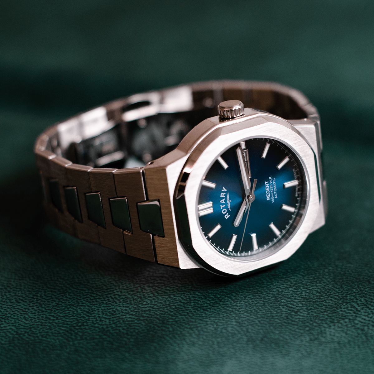 Rotary Regent Blue Dial and Steel Bracelet 40mm Men's Watch | GB05490/73 | TIME Watches