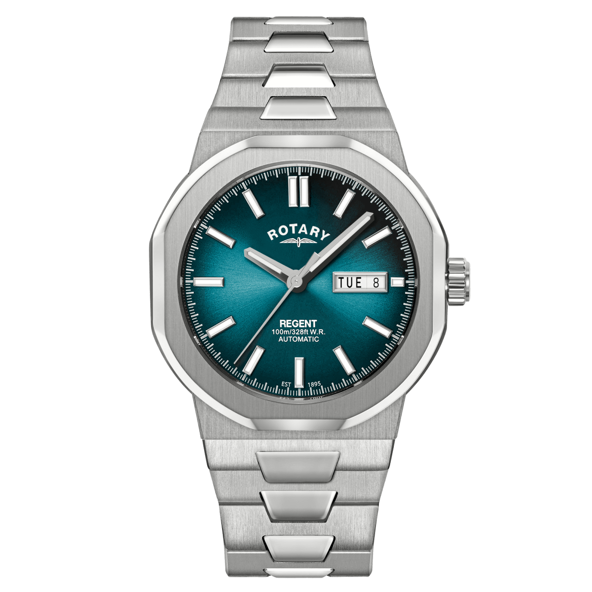 Rotary Regent Blue Dial and Steel Bracelet 40mm Men's Watch | GB05490/73 | TIME Watches