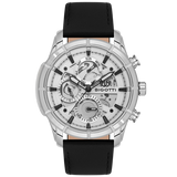 Bigotti Multi-Dial Black Leather Men's Watch | BG.1.10579-1