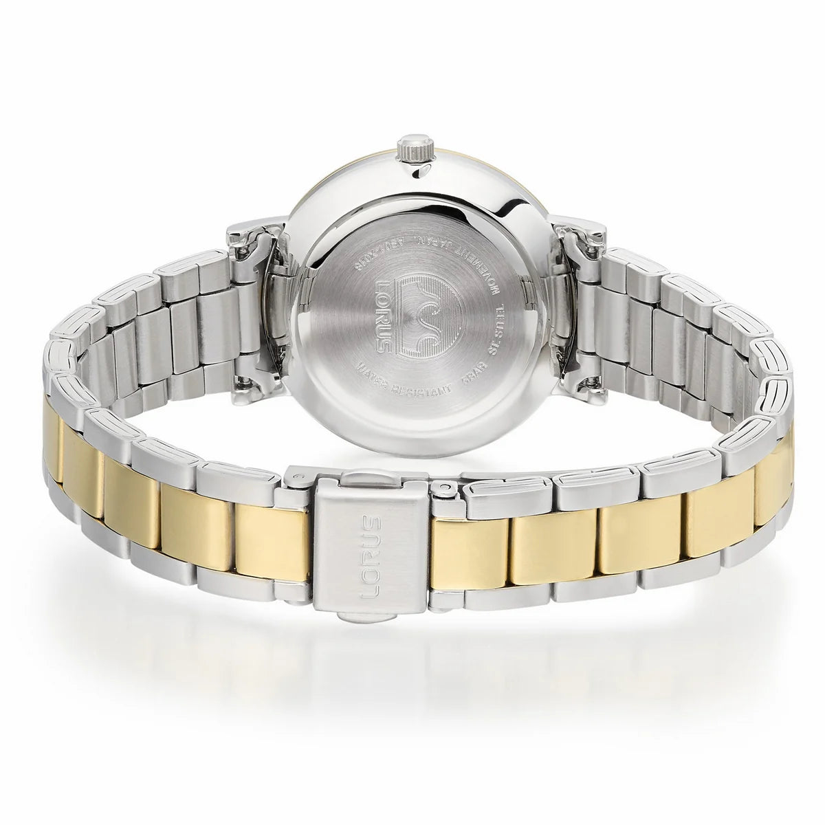 Lorus Two-Tone Silver Dial Woman's Watch | RY524AX9