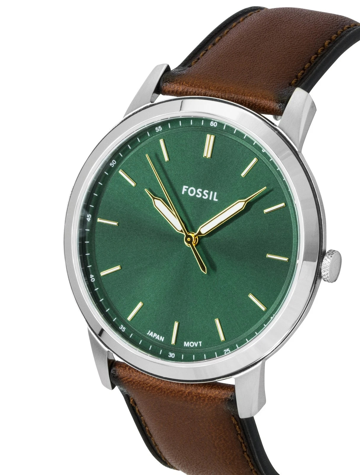 Fossil The Minimalist Three-Hand Brown Leather Men's Watch | FS6094