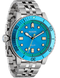 Nixon Stinger 44 Stainless Steel Byron Blue Green Unisex Dive Watch | A14025308-00