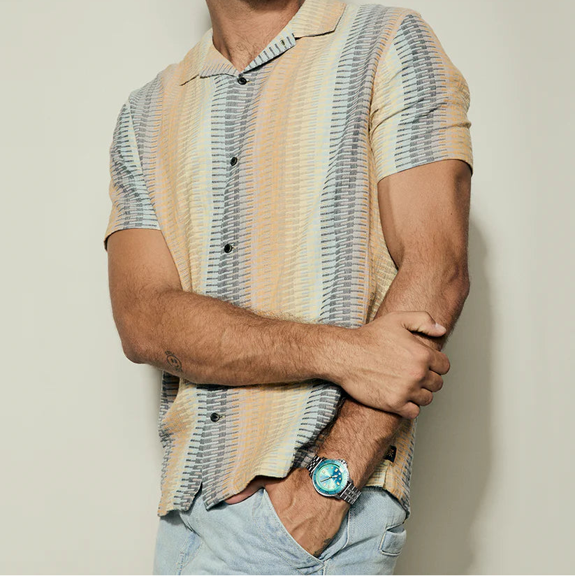 NIXON Stinger 44 Stainless Steel Byron Blue Green Unisex Dive Watch | A14025308-00