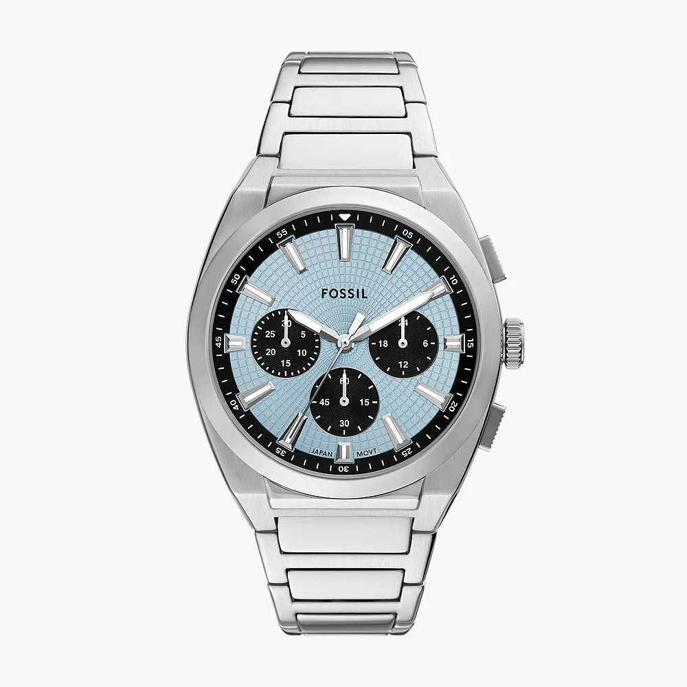 Fossil Everett Chronograph Stainless Steel Men's Watch | FS6105