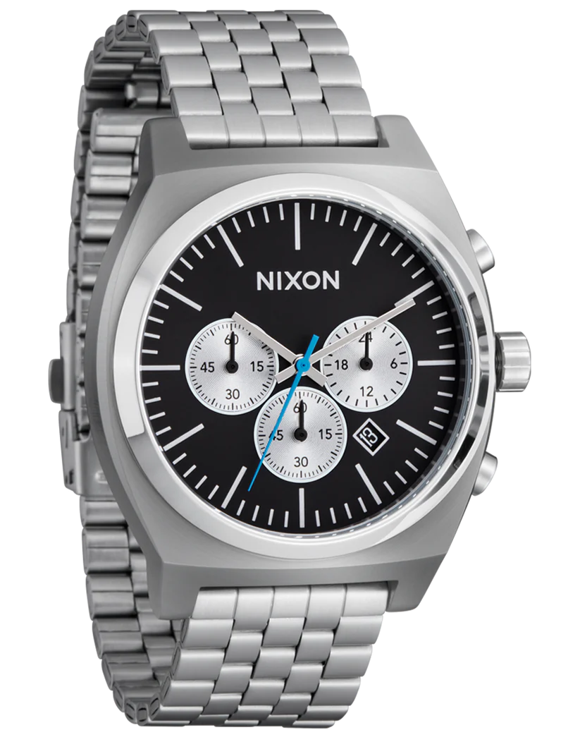 NIXON Chrono Black Chrome Unisex Watch | A9725266-00
