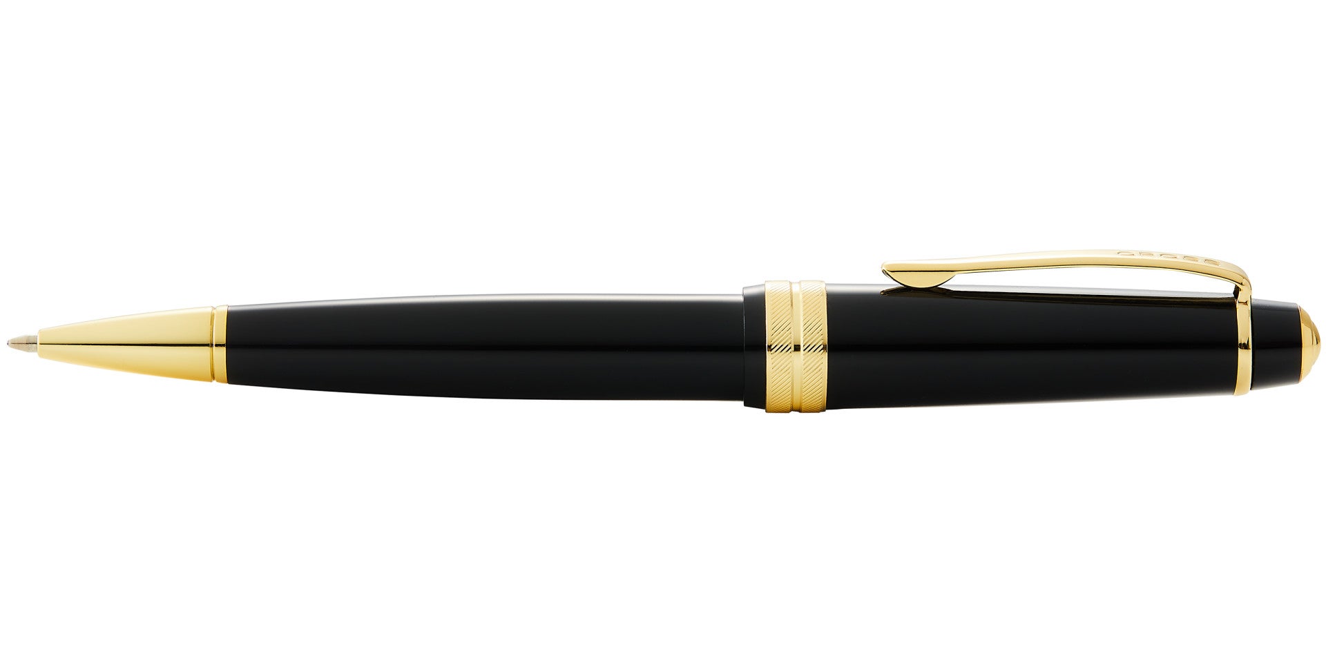CROSS Bailey Light Polished Black Resin and Gold Tone Ballpoint Pen | AT0742-9