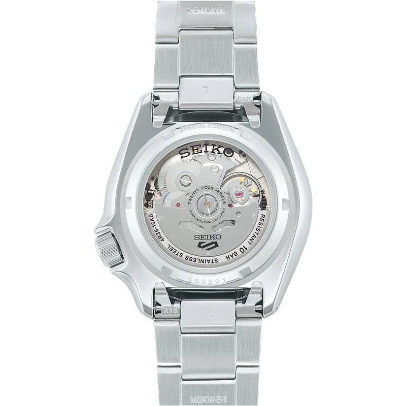 Seiko 5 Sports Black & White ‘Checker Flag’ Special Edition Men's Watch | SRPK67K1 | Time Watch Specialists