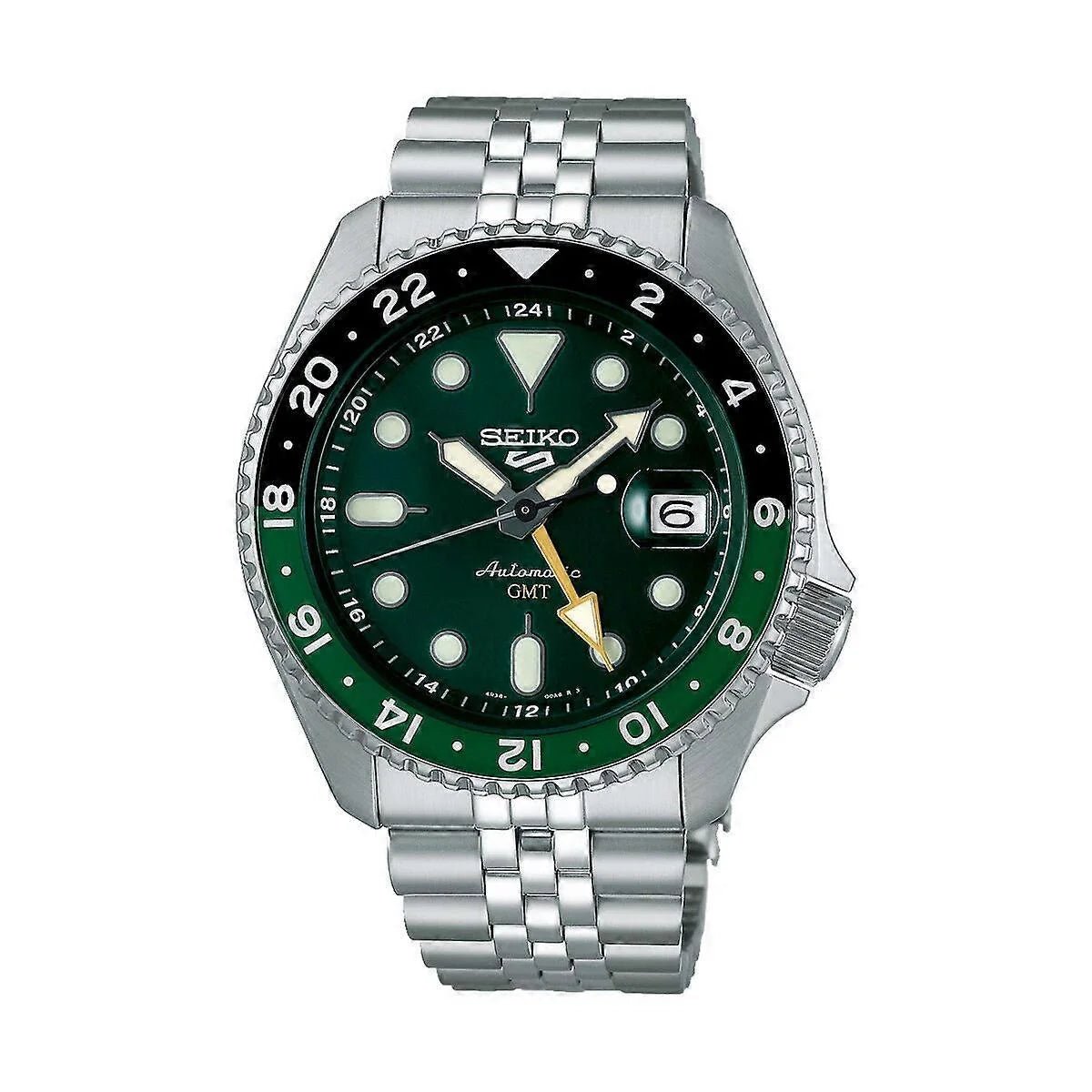 Seiko Automatic Green Dial Stainless Steel Men's Watch | SSK035K1 | TIME Watches