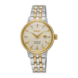 Seiko Presage Cocktail Time 'WHITE LADY' Automatic Dimond Twist Woman's Watch | SRE010J1 | Time Watch Specialists