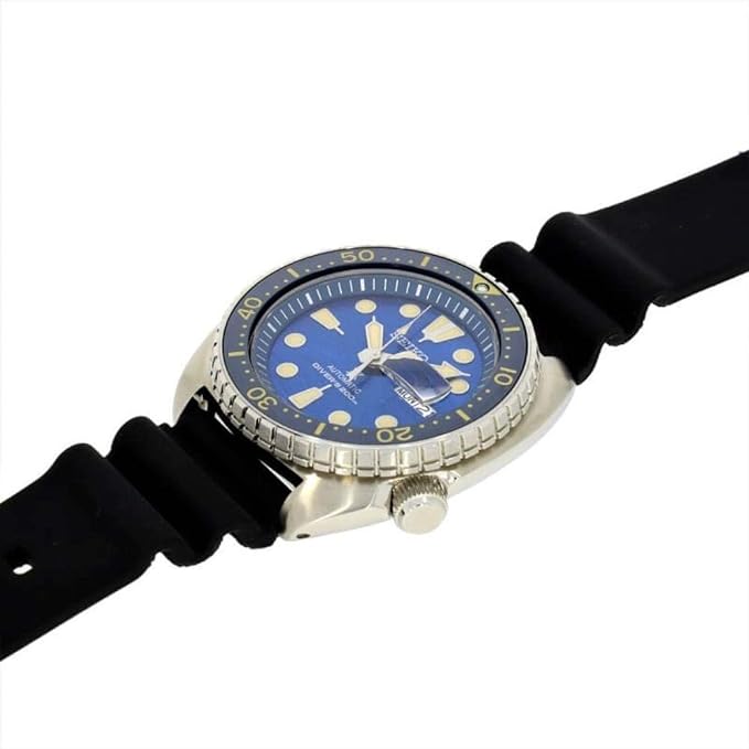 Seiko Prospex Analog Automatic Black Silicon Men Watch | SRPE07K1 | Time Watch Specialists