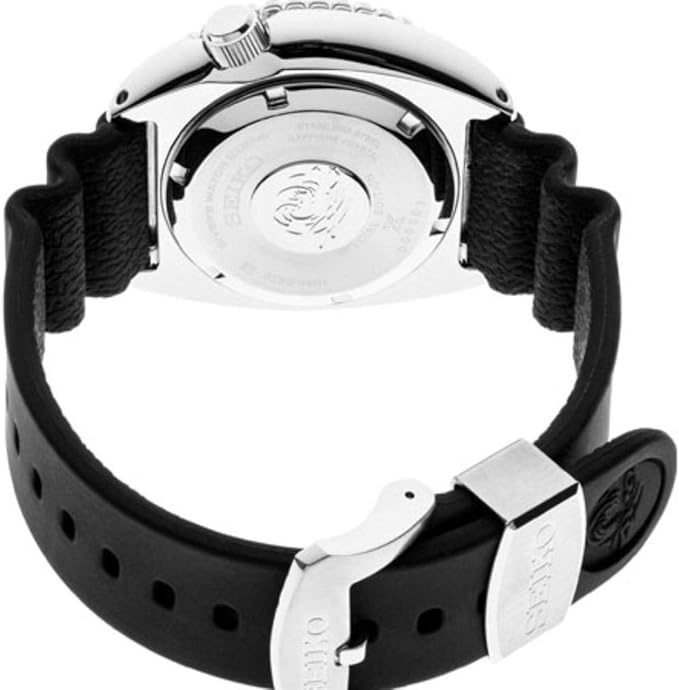 Seiko Prospex Analog Automatic Black Silicon Men Watch | SRPE07K1 | Time Watch Specialists
