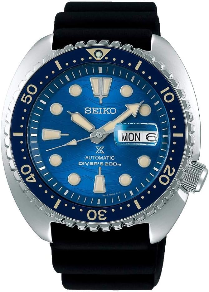 Seiko Prospex Analog Automatic Black Silicon Men Watch | SRPE07K1 | Time Watch Specialists