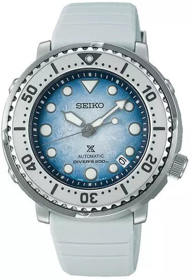 Seiko Prospex Automatic Diver Save The Ocean Antarctica Special Edition Tuna Men's Watch | SRPG59K1 | Time Watch Specialists