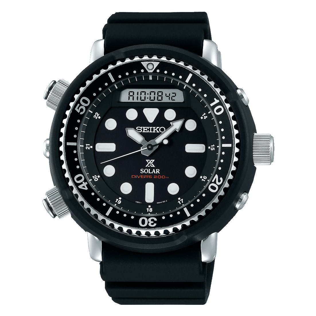 Seiko Prospex Black & Black Rubber 45mm Men's Watch | SNJ025P1 | TIME Watches