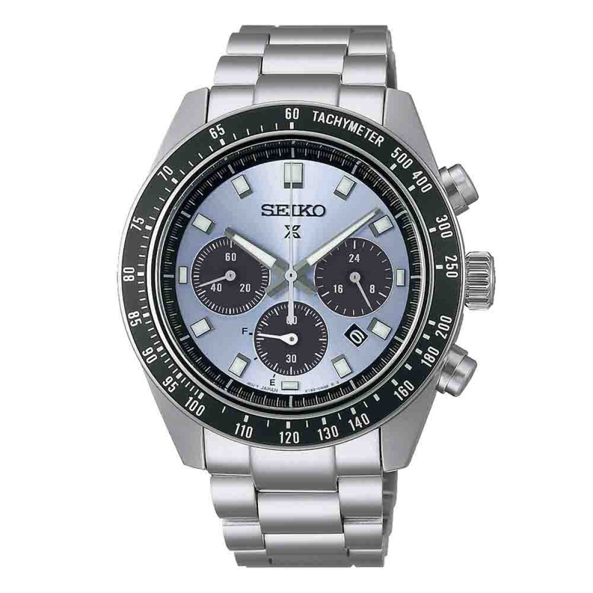 Seiko Prospex Solar Chronograph Stainless Steel Men's Watch | SSC935P1 | TIME Watches
