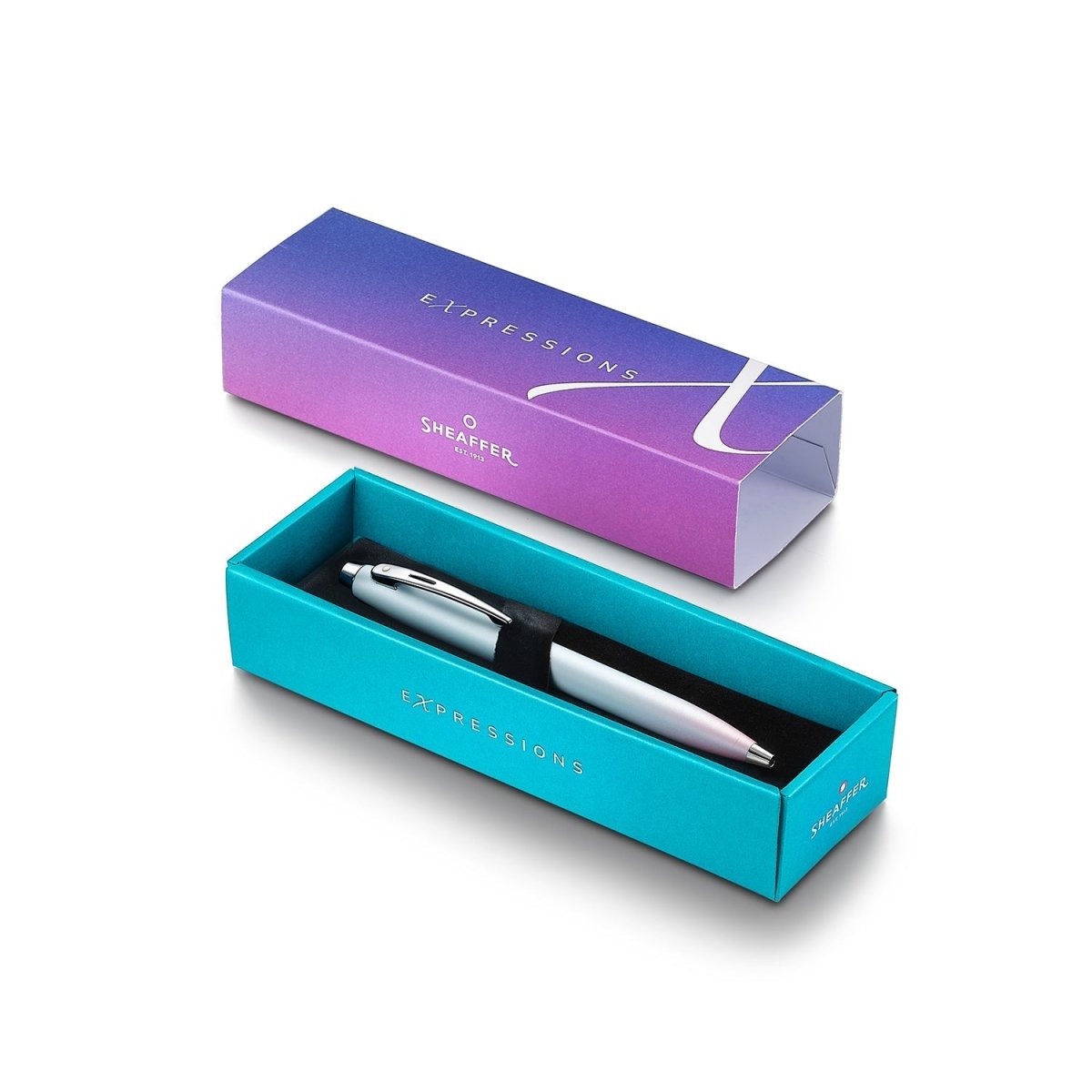 Sheaffer 100 Series Blue Pink Ballpoint Pen | E2937651 | TIME Watches