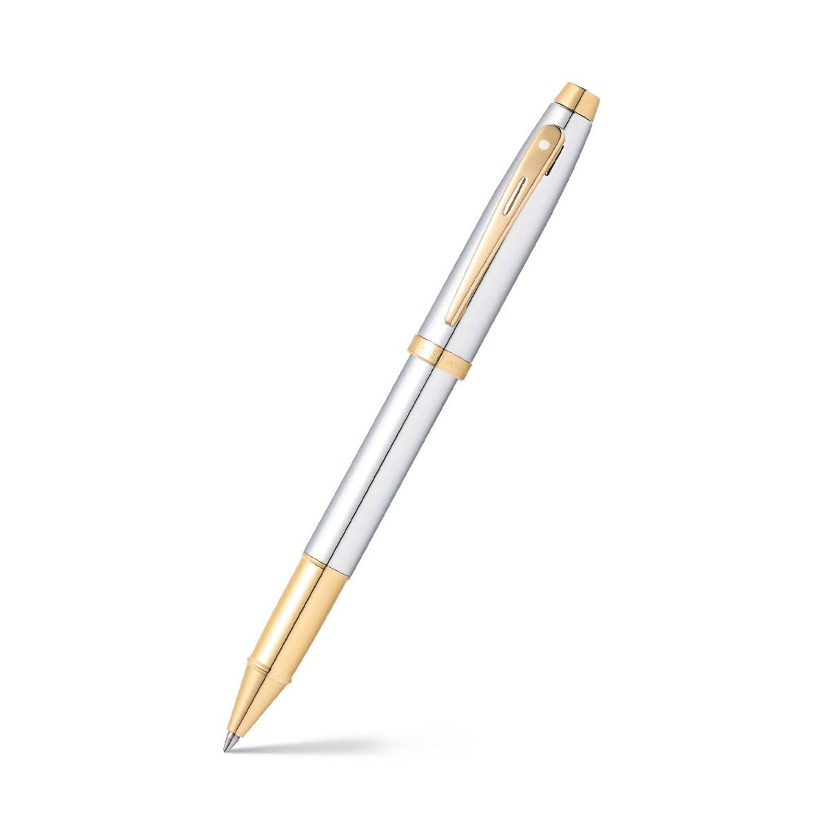 Sheaffer 100 Series Chrome Gold Rollerball Pen | E1934051 | TIME Watches