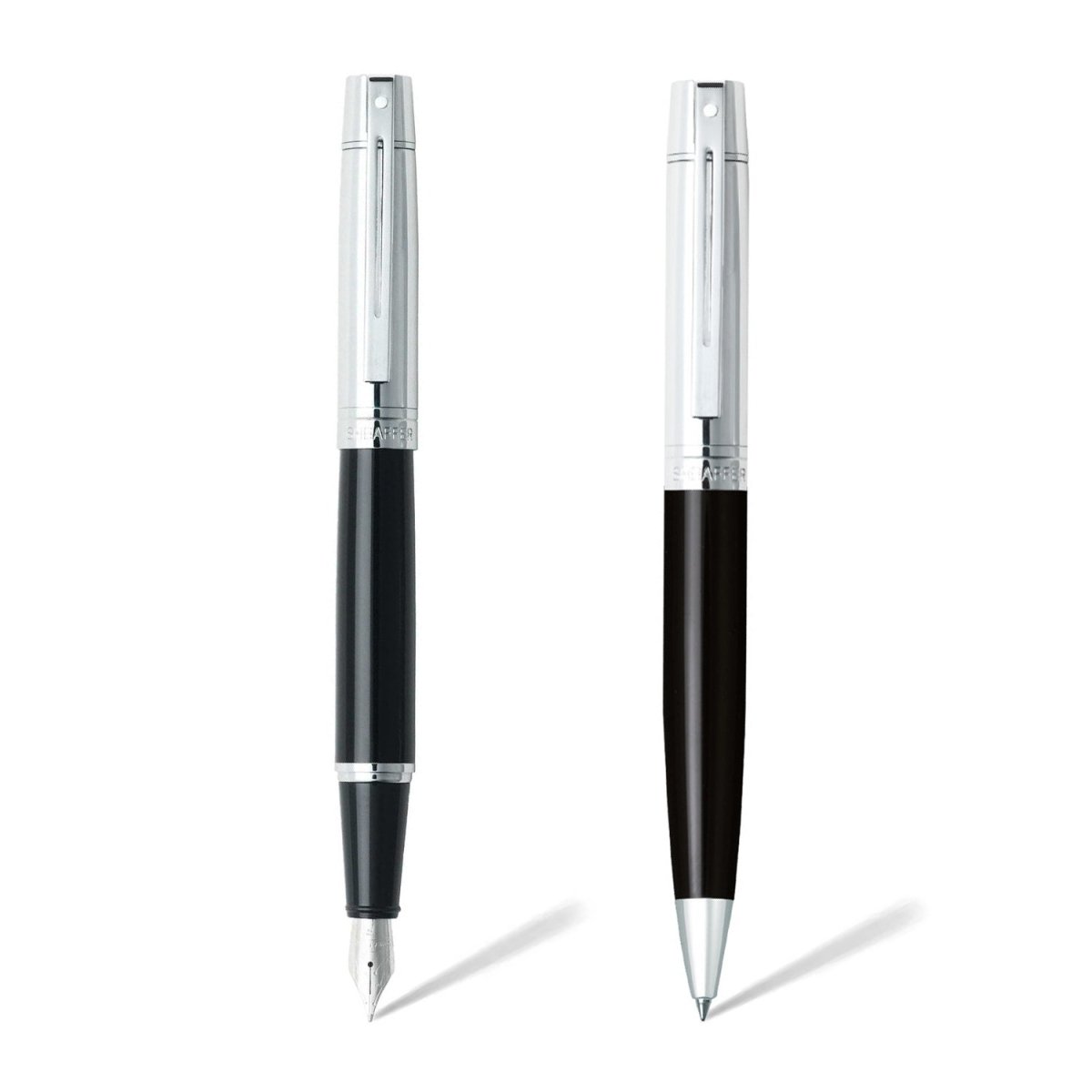 Sheaffer 300 Series Glossy Black Fountain Pen | E5931453 | TIME Watches