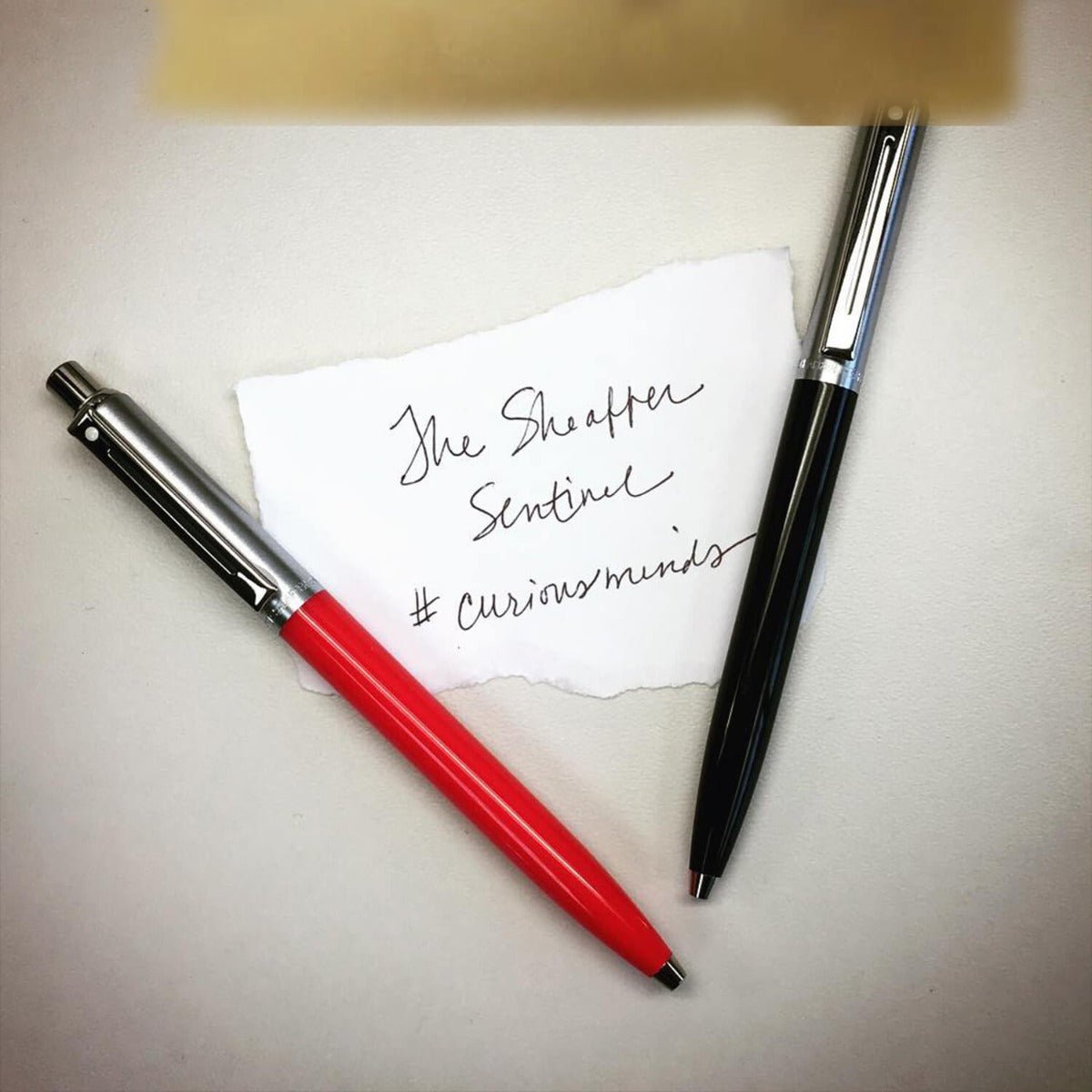 Sheaffer Sentinel Black Chrome Ballpoint Pen | E23211151 | TIME Watches
