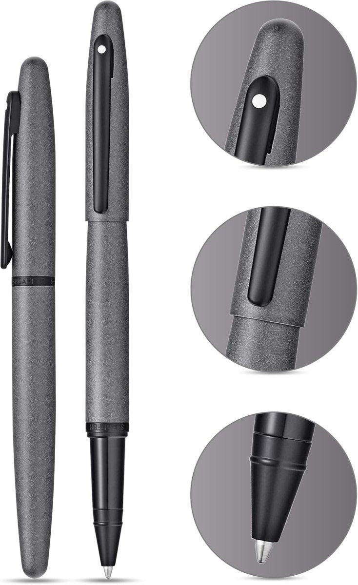 Sheaffer Vfm Grey Black Rollerball Pen | E1942451 | TIME Watches
