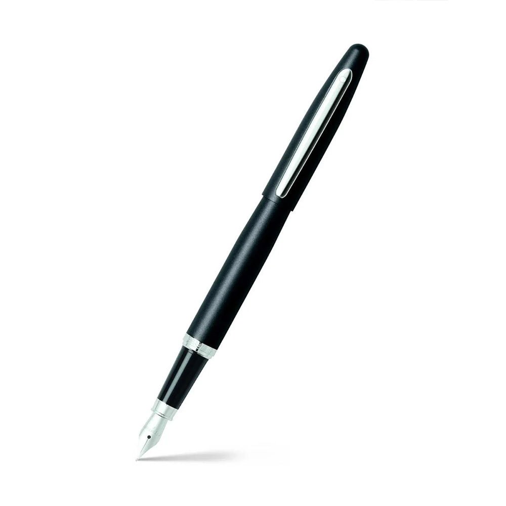 Sheaffer VFM Matte Black with Chrome trims Fountain Pen | E0940553 | TIME Watches