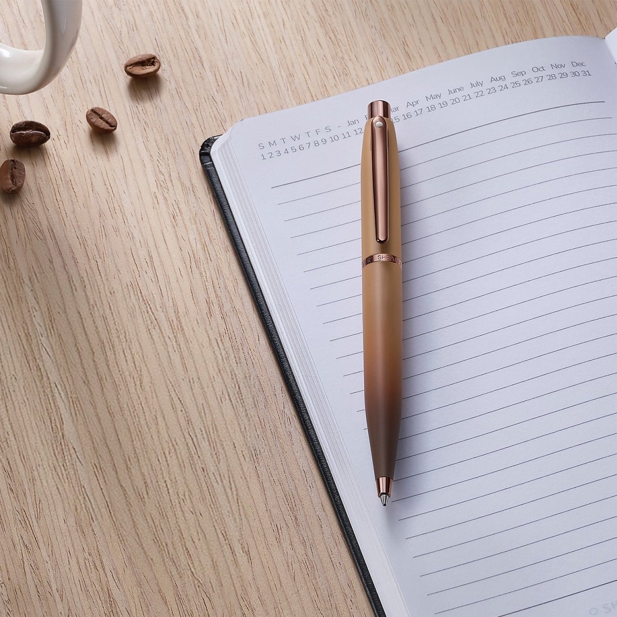 Sheaffer Vfm Matte Brown Ballpoint Pen | E2942851 | TIME Watches
