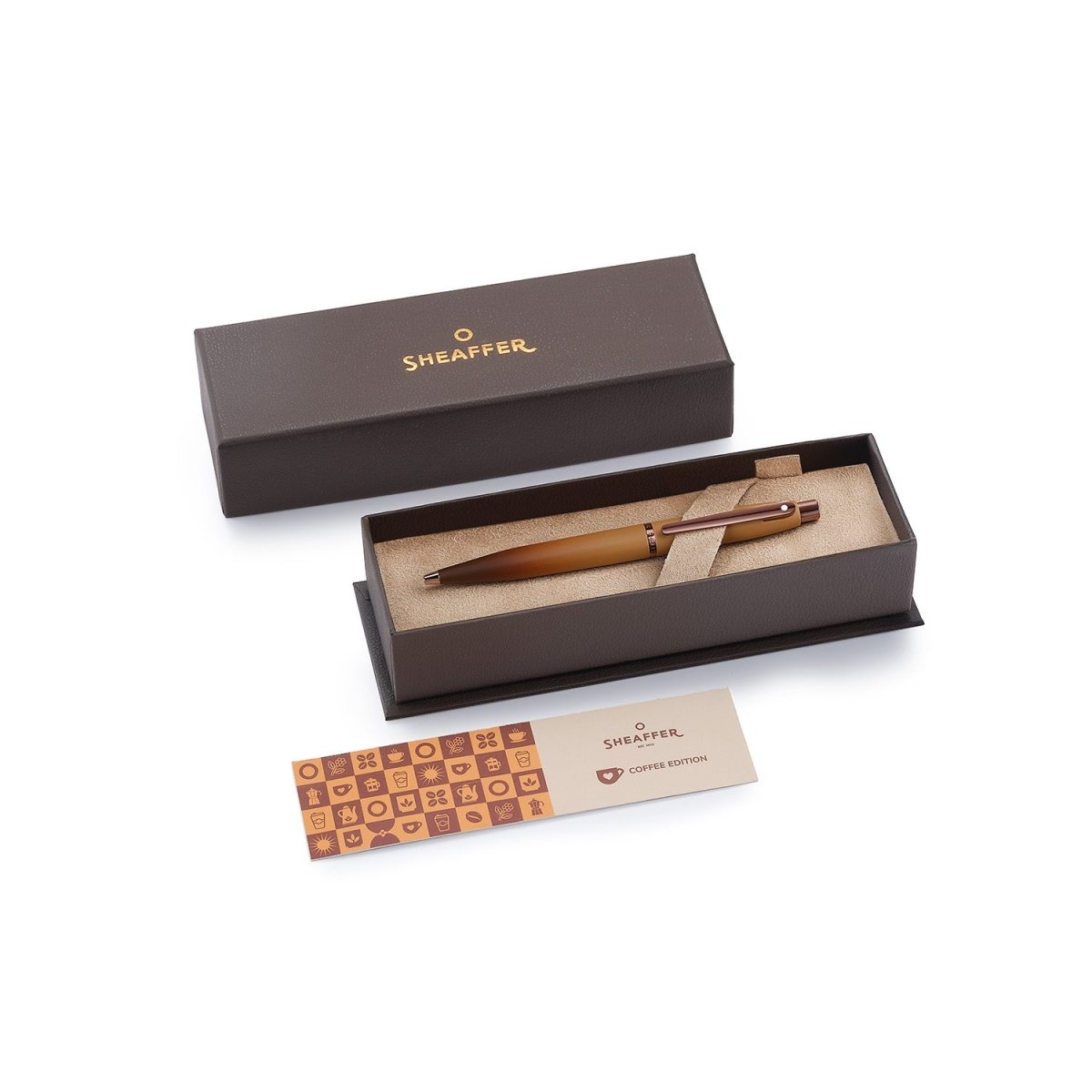 Sheaffer Vfm Matte Brown Ballpoint Pen | E2942851 | TIME Watches