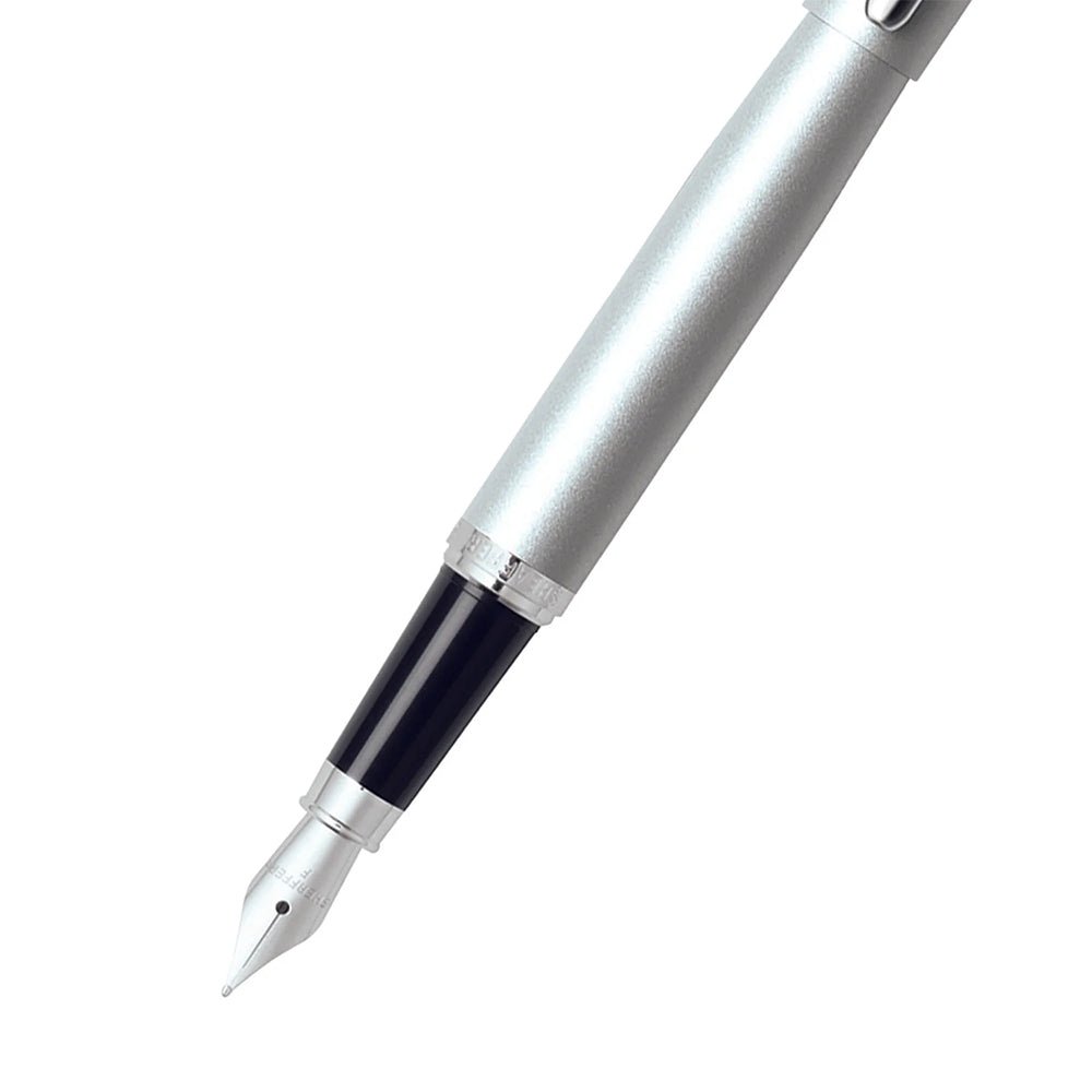 Sheaffer VFM Strobe Silver Fountain Pen | E0940053 | TIME Watches