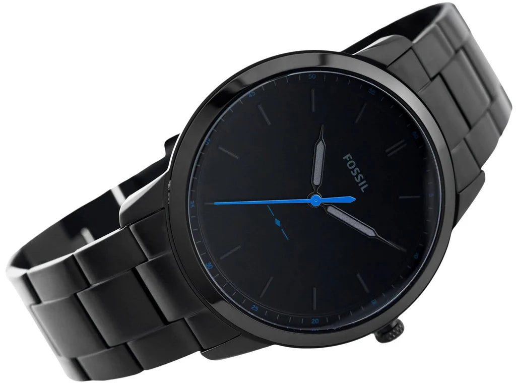 Fossil The Minimalist Slim Black Stainless Steel Men's Watch | FS5308