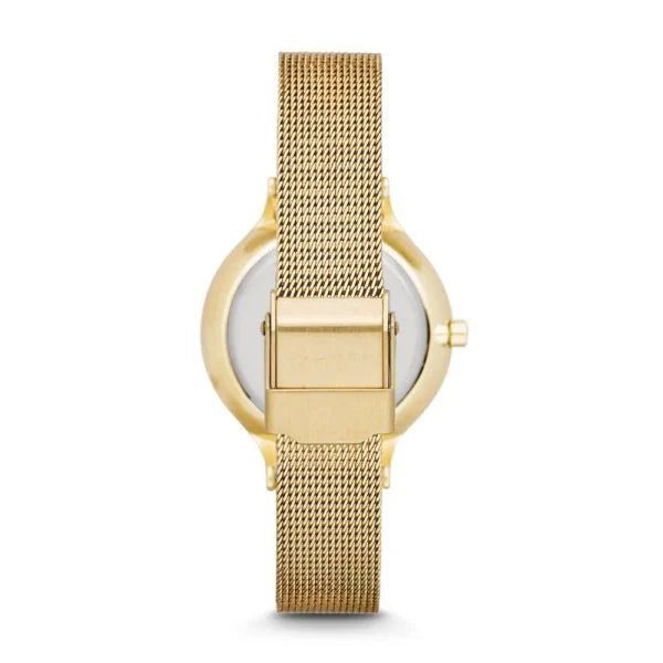 Skagen Anita Gold Round Stainless Steel Mesh Women's Watch | SKW2150 | TIME Watches