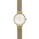 Skagen Anita Gold Round Stainless Steel Mesh Women's Watch | SKW2150 | Time Watch Specialists