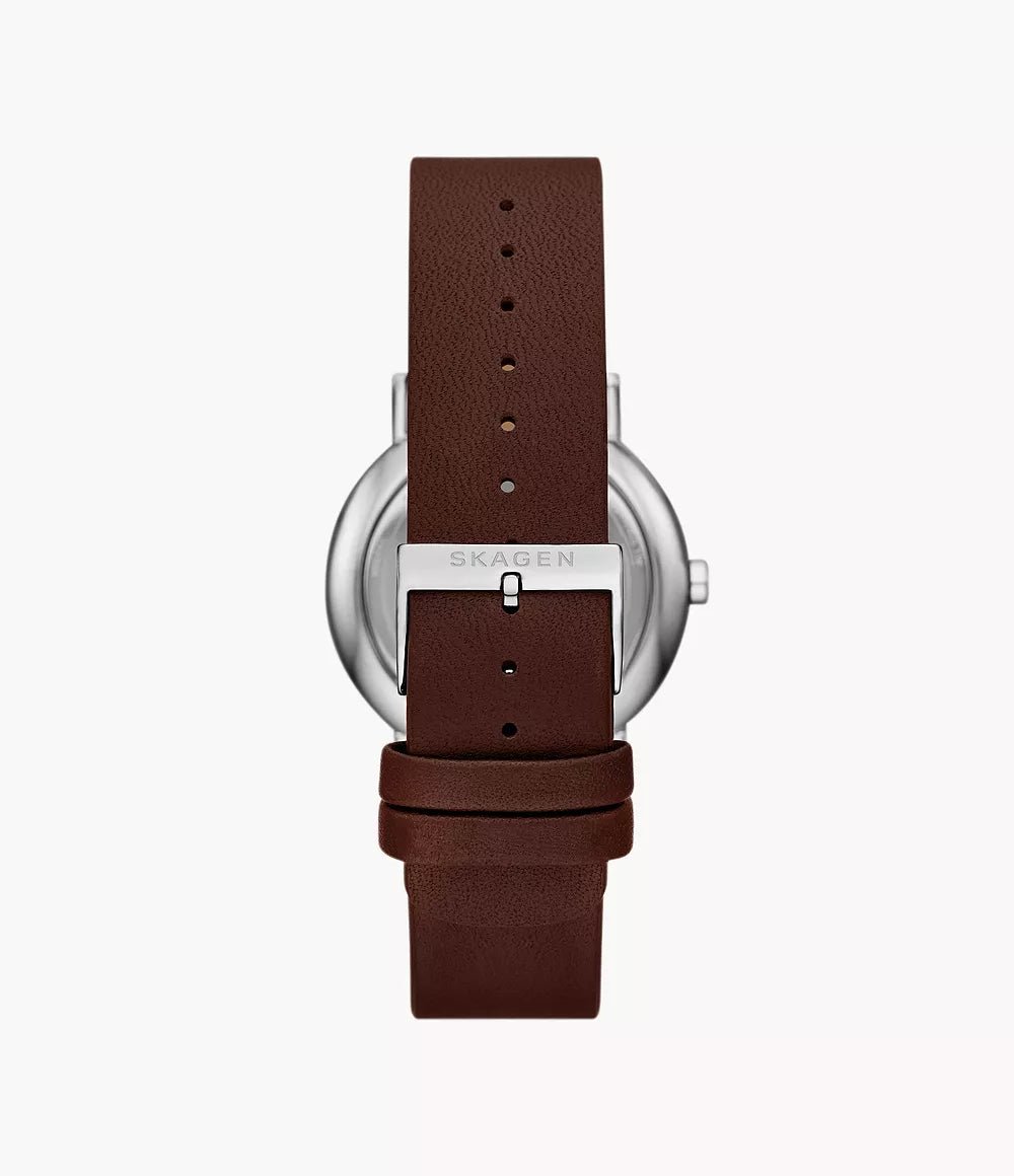 Skagen Asignatur Multifunction Brown Leather Men's Watch | SKW6941 | TIME Watches