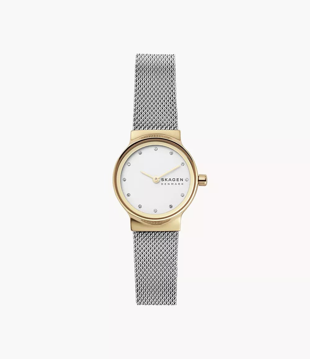 SKAGEN Freja Lille Two - Tone Steel Mesh Women's Watch | SKW2666 | TIME Watches