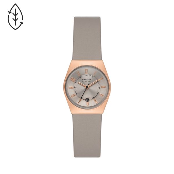 Skagen Grenen Lille Three - Hand Date Sand Eco Leather Women's Watch | SKW3052 | TIME Watches
