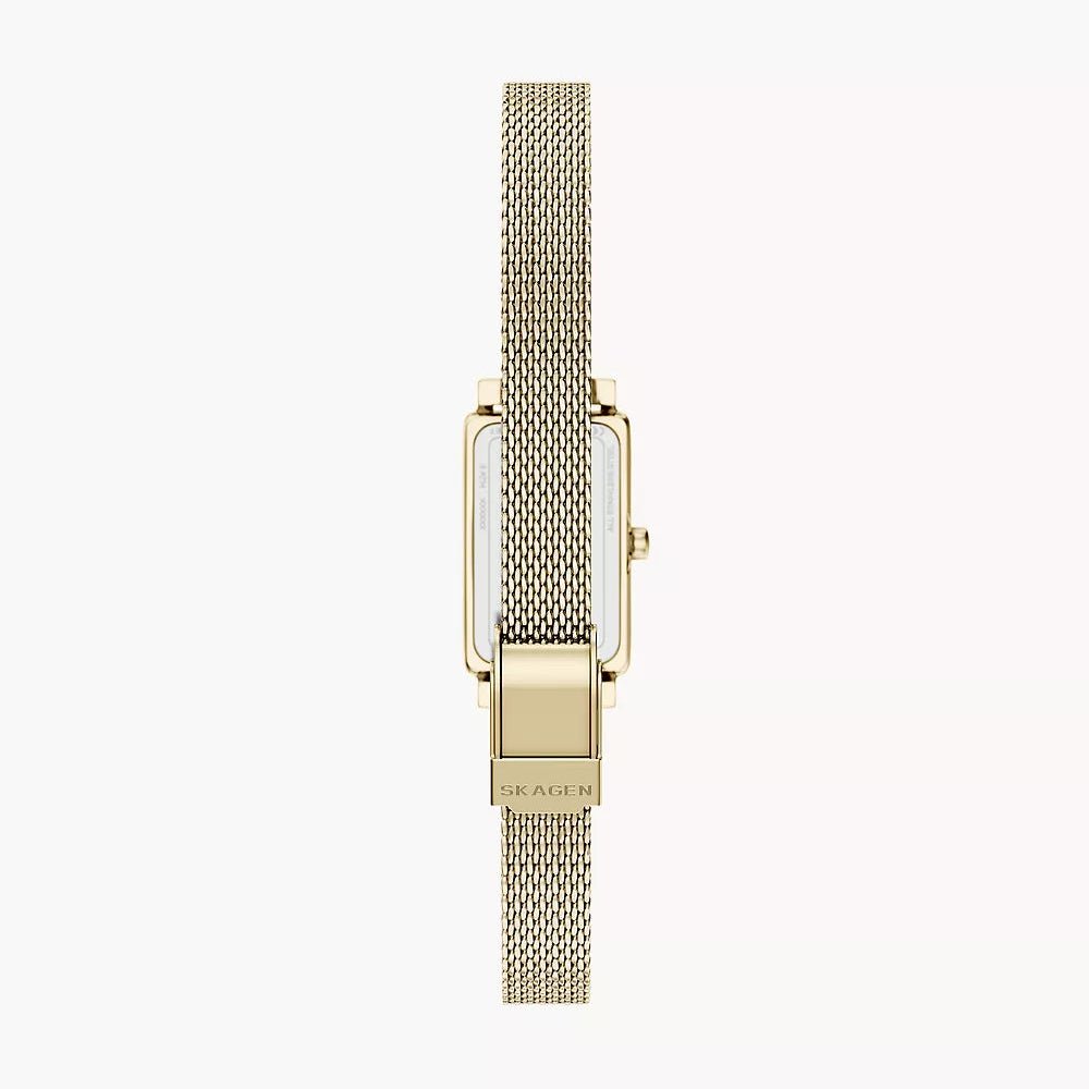 Skagen Hagen Micro Gold Dial and Gold Steel Bracelet 31mm Women's Watch | SKW1158SET | TIME Watches
