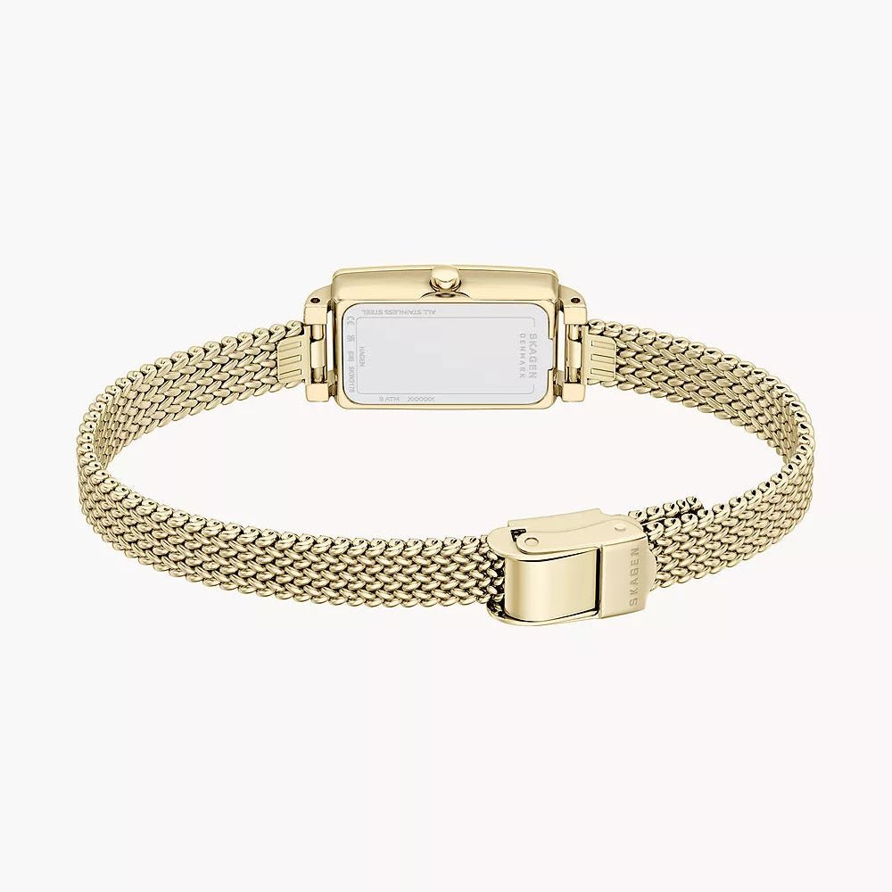 Skagen Hagen Micro Gold Dial and Gold Steel Bracelet 31mm Women's Watch | SKW3178 | TIME Watches