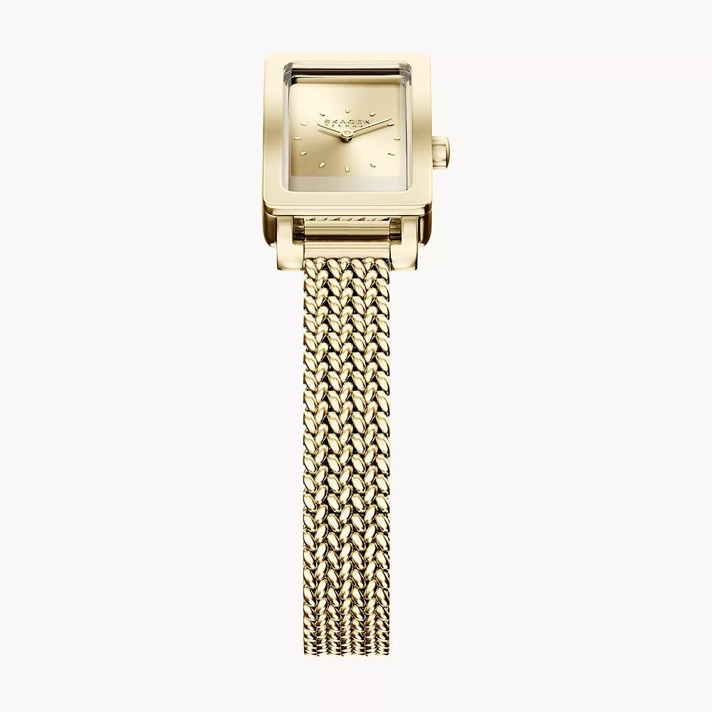 Skagen Hagen Micro Gold Dial and Gold Steel Bracelet 31mm Women's Watch | SKW3178 | TIME Watches