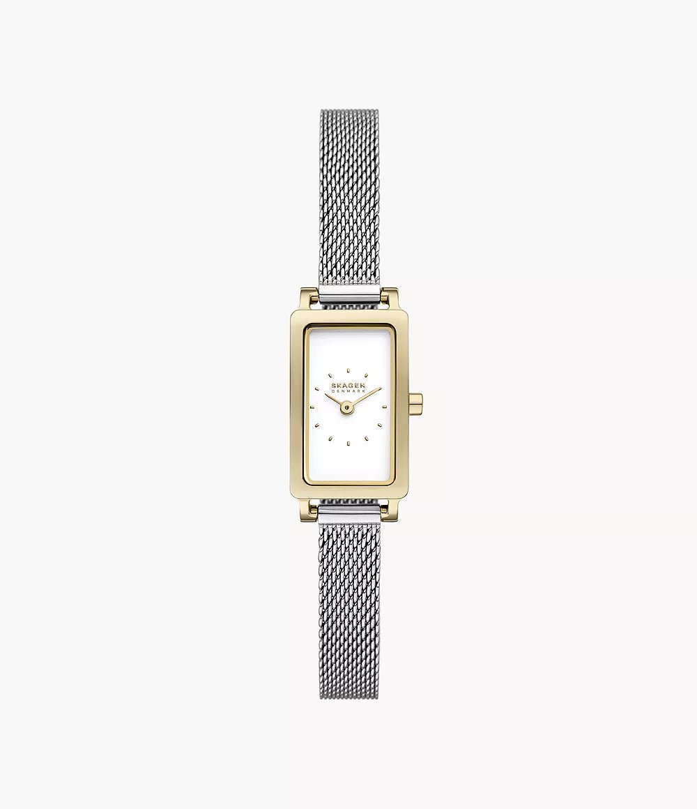 Skagen Hagen Micro Two - Hand Gold Stainless Steel Woman's Watch | TIME Watches