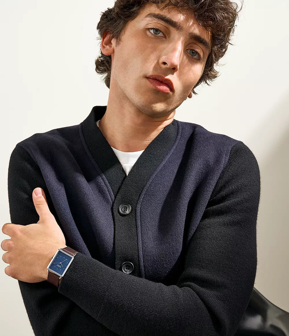 Skagen Hagen Three - Hand Brown Leather Men's Watch | Time Watch Specialists