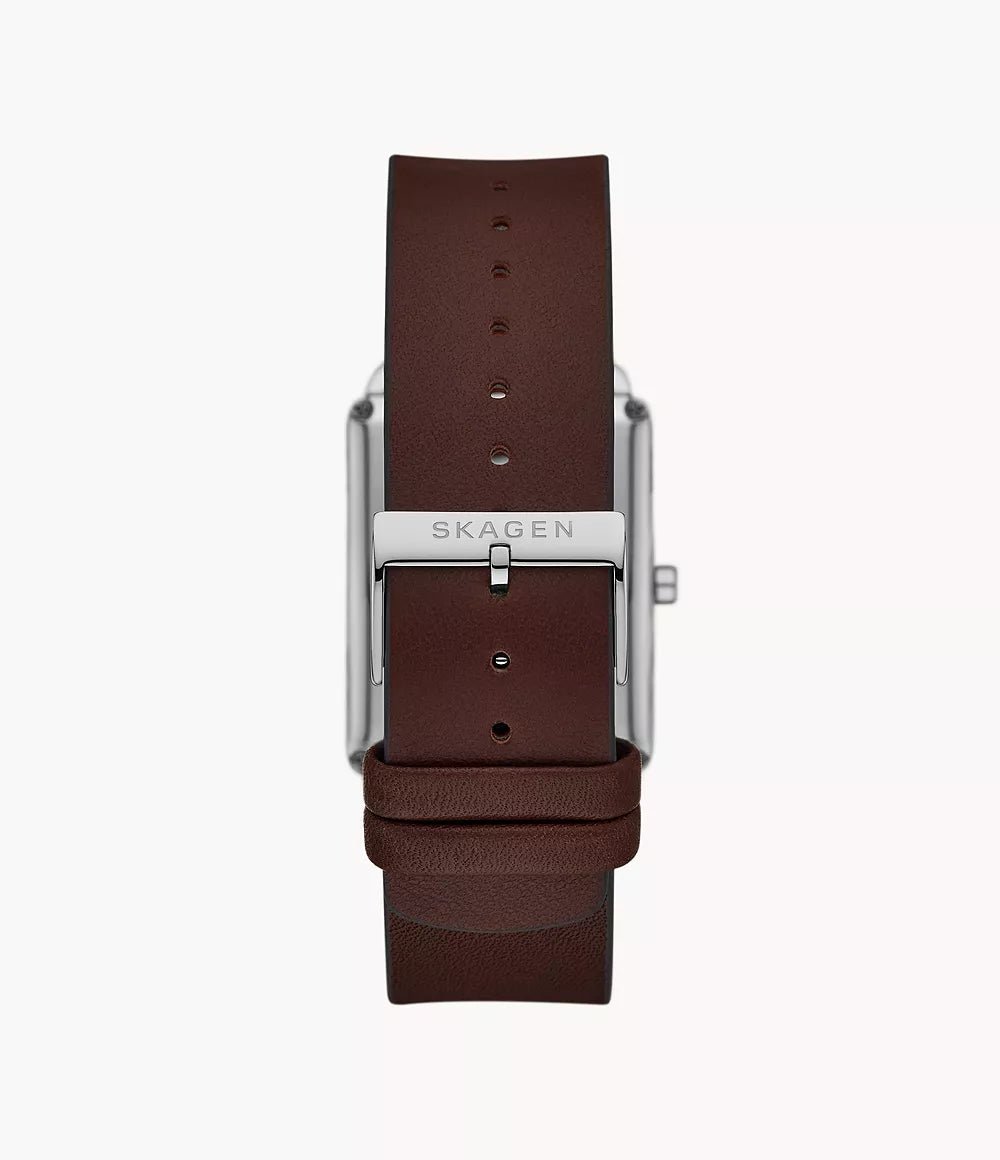 Skagen Hagen Three - Hand Brown Leather Men's Watch | Time Watch Specialists