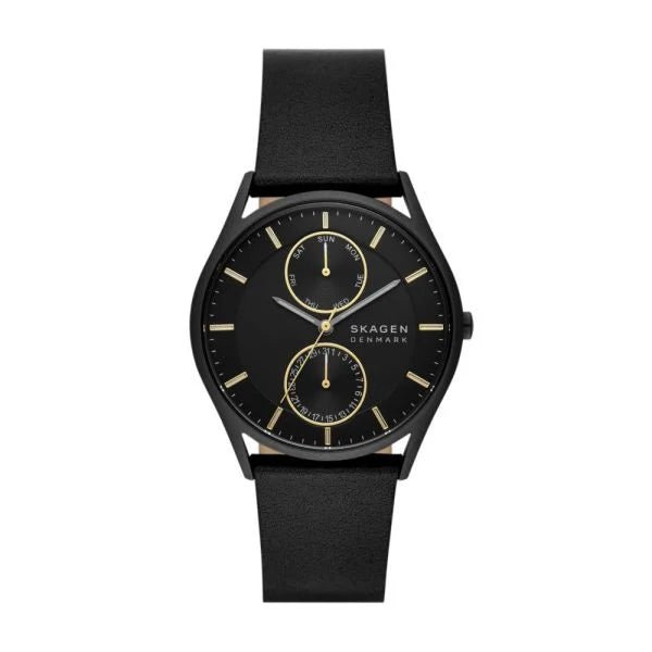 Skagen Holst Multifunction Black Stainless Steel Men's Watch | SKW6911 | Time Watch Specialists