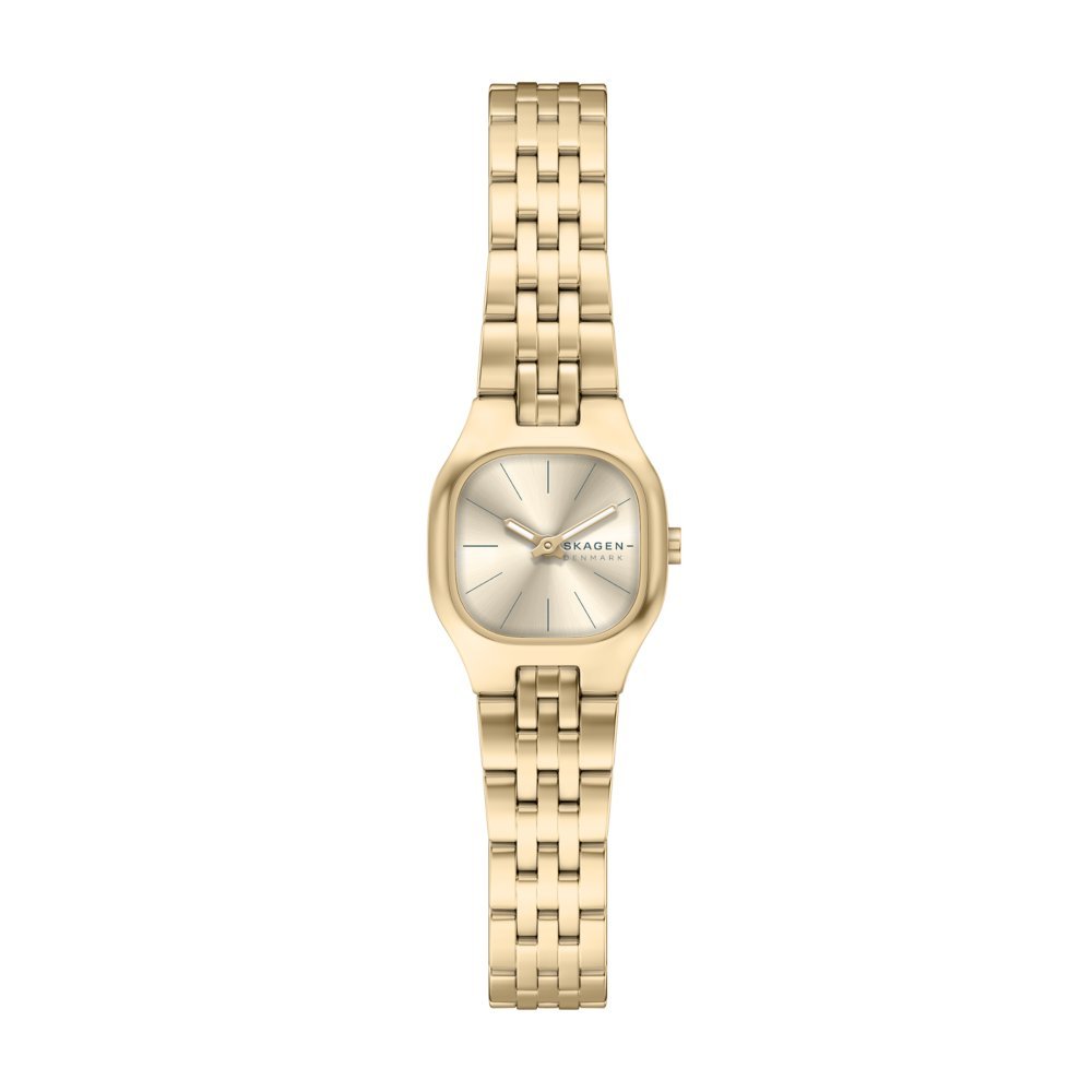 Skagen Mellem Gold Dial and Gold Steel Bracelet 22mm Women's Watch | SKW3177 | TIME Watches